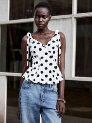 Shein Fehér Pöttyös Felső (s)