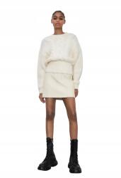 ZARA Bézs Női Szoknya Bőr Utánzat S 2HBT