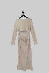 Shein Bézs Kivágott Kötött Ruha (XL) (586667)