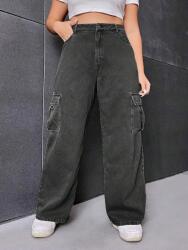 Shein Szürke Military Farmernadrág (1XL)