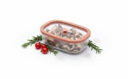 Status Fresko Polipropilén vákuumtároló edzett üveg tetővel (Lazac 0, 5 L)