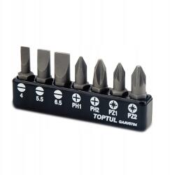 TOPTUL Bit Csavarhúzófej Készlet 1/4'' 7 el Ph Sl Pz Toptul (GAAV0704)