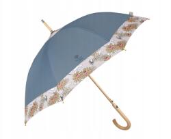 Perletti Elegáns női esernyő Perletti Green "Fiori di Loto" kerozinzöld (19159)