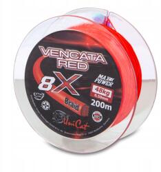Uni Cat zsinór 8 db Vencata piros 0, 37 mm, 200 m, 34 kg (1601237)