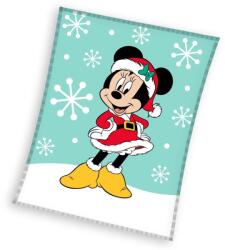  Disney Minnie Snow Karácsonyi coral fleece polár takaró 130x160cm (CBX240052MNM) - sandori