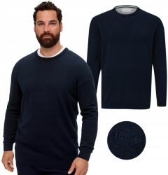 s.Oliver Férfi pulóver s. Oliver sötétkék 4XL Regular Fit kis logó (10.3.16.17.170.2148210.5978.4XL)