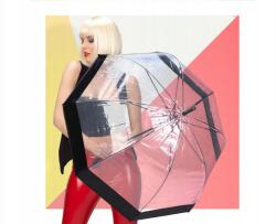 Perletti Női automata esernyő Fekete Szegélyű Átlátszó, 26214 (26214)