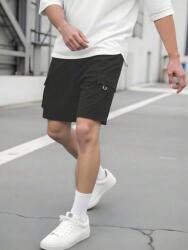 Shein Fekete Zsebes Rövidnadrág (11L)