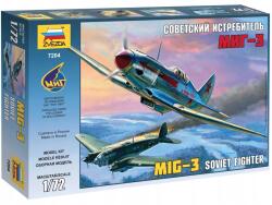 Zvezda 7204-es modellkészlet MIG-3 szovjet vadászgép (1: 72)