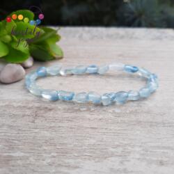Kristály Jóga Shop Akvamarin nugget ásvány karkötő