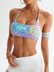 Shein Színes Sportmelltartó Mintás (M) (598298)