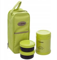 Zojirushi Uzsonnás termosz Zojirushi táskával SW-EXE35-GA 350 ml zöld-lime (SW-EXE35-GA)