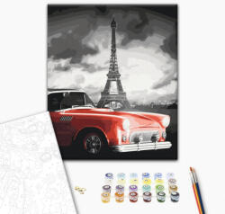 Alkotásutca Francia klasszikus - Számfestő készlet kereten 40x50