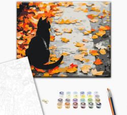 Alkotásutca Őszi pillanat - Számfestő készlet kereten 40x50