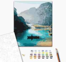 Alkotásutca Hajózás - Számfestő készlet kereten 40x50