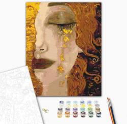 Alkotásutca Arany könnyek - Anne-Marie Zilberman - Számfestő készlet kereten 40x50