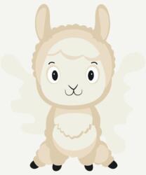 Alkotásutca Bébi alpaca - Kifestő készlet kereten gyerekeknek 20x20