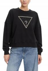 GUESS Fekete női pulóver strasszokkal Rachele S (W5YQ04KC8I0)