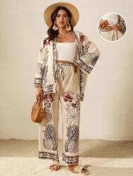 Shein Világos Bézs Mintás Szett (L)