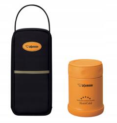 Zojirushi Uzsonnás termosz Zojirushi táskával SW-EXE35-DB 9x25, 5 cm 350 ml narancssárga (SW-EXE35-DB)