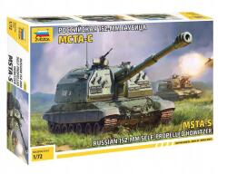 Zvezda Katonai 5045 modellkészlet - Msta-s önjáró tarack (1: 72) (4600327050458)