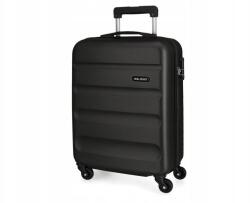 ROLL ROAD Flex Fekete, Abs Utazóbőrönd, 55x38x20cm, 35L, 5849160 (kicsi) (5849160)