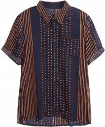  Leezepro Hawaii ing rövid ujjú Sötétkék, S méret (B0B1CSDTHP-2)