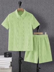 Shein Zöld Rövidnadrág Szett Póló (11L)