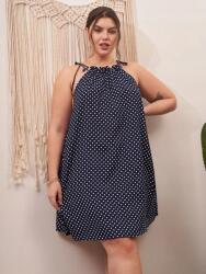 Shein Sötétkék Ruha Pöttyös (0XL) (586844)