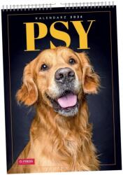 O-press Naptár 2026 A3 Többtáblás Kutyák (Kalendarz na spirali 2026)