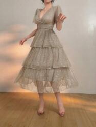 Dazy Arany Réteges MIDI Ruha (XL)