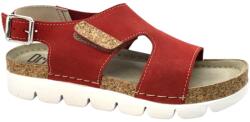 Dr Feet Sandale Dr Feet 9016 rosu cu detalii de pluta - dama (MARIMEA: 41) (10926)