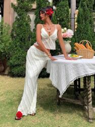 Shein Ecru Szoknya Felső Szett (M)