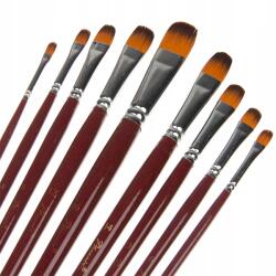 Phoenix Macskanyelv ecsetek Phoenix 9 db-os 0-16 akril olaj ecset készlet akvarell (PHX-KJ-9SET-0-16)