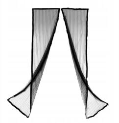  Erős mágneses szúnyogháló ajtóra, rovarháló, fekete (C1410003)