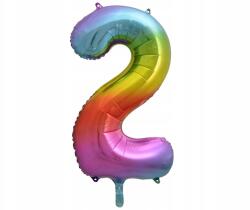 GoDan Fólia lufi Szám 2 szivárványos Godan B&c 85 cm