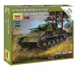 Zvezda Háborús játékok (II. világháború) katonai 6290 T-70B Szovjet Tank (1: 100) (4600327062901)