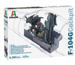 Italeri 2991-es modellkészlet pilótafülkéje F-104 G Starfighter Pilótafülke (1: 12)