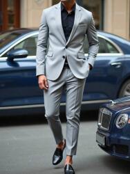 Shein Szürke Blézer Nadrág Szett (s)