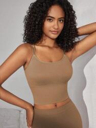 Shein Világosbarna Dupla Vállpántos Felső (XL) (577842)