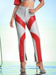 Shein Szürke Nadrág Piros Betétekkel (L) (578655)