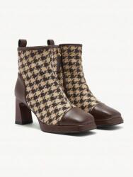 Shein Kétszínű Magassarkú Mintás Bokacsizma (38) (598923)