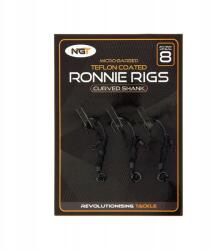 NGT 3 db-os Ronnie rig szett micro sorjázó horoggal 8 (FH-RON-8-MICRO)
