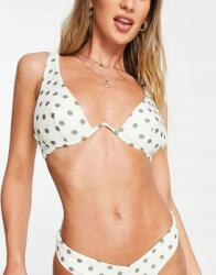 Asos Design Világoszöld Pöttyös Fürdő Felső (40) (370800)