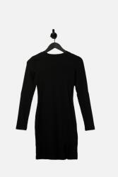 Shein Fekete Bordázott Ruha Mini (xs) (586854)