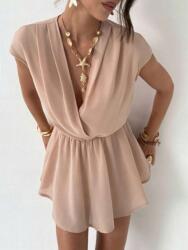 Shein Bézs Boríték Overál Nyakkivágással (xs)