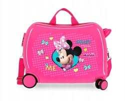 Joumma Bags Gyerek utazóbőrönd kerekeken ugrálóvár Minnie Mouse Rózsaszín, 34L, (22398E1)