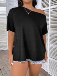 Shein Fekete Cut Out Póló (1XL)