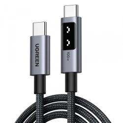 UGREEN Cablu Date si Incarcare USB-C - USB-C UGREEN L509, 100W, 2m, Gri - typec