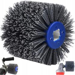  Nylon Szatén Gépkerija 120x100 Fa Fésű Hengeres Csiszolókő (Szczotka do Satyniarki Nylonowa 120x100)